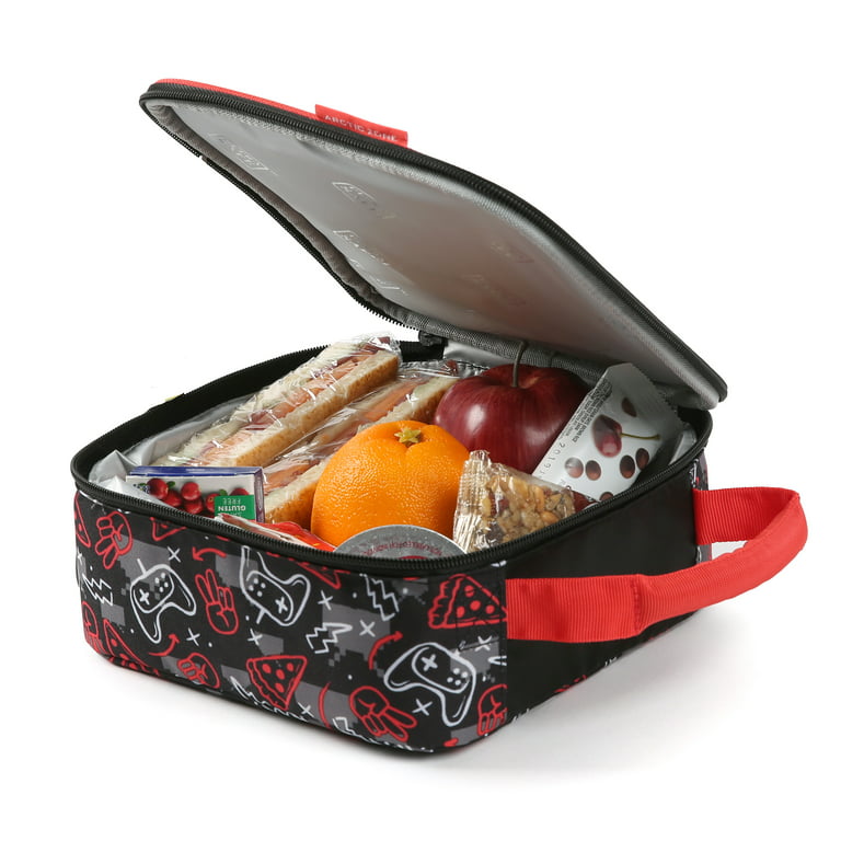 Arctic Zone Reusable Lunch Box Combo Kit with Accessories, Happy Face