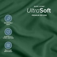 thumbnail image 5 of Bare Home Pillowcase Set - Premium 1800 Collection - Double Brushed - Ultra Soft - Standard Size, Forest Green, 2 Count, 5 of 8