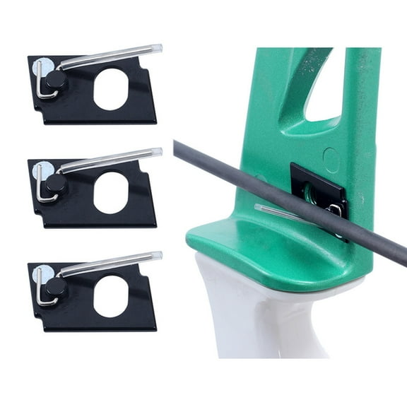 3PCS Aluminum Alloy Arrow Rest Archery Recurve Bow Arrow Rest Hunting Shooting Accessory for Right Hand