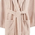thumbnail image 4 of Marseille Fabric Bathrobe with Shawl Collar The Urban Port, Medium, Beige- Saltoro Sherpi, 4 of 5