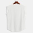 thumbnail image 4 of Aofany Men's Baggy Cotton Linen Vest T-Shirt V Neck Sleeveless With Pockets Tank Tops Blouses, 4 of 8