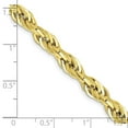thumbnail image 5 of Auriga 10K Yellow Gold 5.4 mm Semi-Solid Rope Chain Necklace for Men 22", 5 of 7