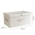 thumbnail image 2 of Caja de almacenamiento Laklulu 2 piezas con tapa gris, 2 of 5