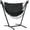 Dark Gray, variant on LiteHaven Patio Hammock Chair with Stand, Outdoor Hammock Swing Hanging Lounge Chair with Side Pocket and Headrest, Cream White