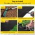 Kselythan 4ft x250ft Heavy Duty Weed Barrier Landscape Fabric, 1.8oz Ground Cover Landscape Fabric, Outdoor Gardening Weed Control Mat