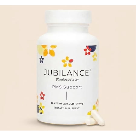Jubilance PMS Support - Oxaloacetate PMS Relief Vitamin for Women (New Look, Same Clinically Proven Formula)