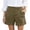 Green, variant on Linen Shorts for Women, Audhol Linen Shorts for Women Summer High Waisted Button Fly Shorts Baggy Business Casual Work Shorts with Pockets Shorts Women Beige L