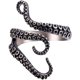 thumbnail image 1 of Vintage titanio acero pulpo mar monstruo calamar Kraken Punk antiguo anillo Retro brillar Electrónica, 1 of 4