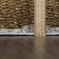 thumbnail image 3 of Hauteloom Naivasha Living Room, Bedroom Area Rug - Farmhouse - Charcoal, Cream, Peach - 8'10" x 12', 3 of 17