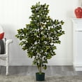 thumbnail image 5 of Nearly Natural 4 ft. Ficus Artificial Tree, 5 of 5