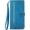 Blue, variant on Zipper Storage Design Wallet Case for Samsung Galaxy A13 4G/5G, Skin Friendly Feel Leather Case with Magnetic Clasp and Muliti-Card Slots Holster for Samsung Galaxy A13,SZY Brown