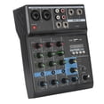 thumbnail image 3 of Console Audio USB, Mixeur Audio 4 Canaux Console de Mixage Fonctionnalités Améliorées, 3 of 9