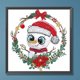 thumbnail image 2 of 5D DIY Taladro parcial con forma especial Pintura de diamante Corona de Navidad 30x30cm, 2 of 9