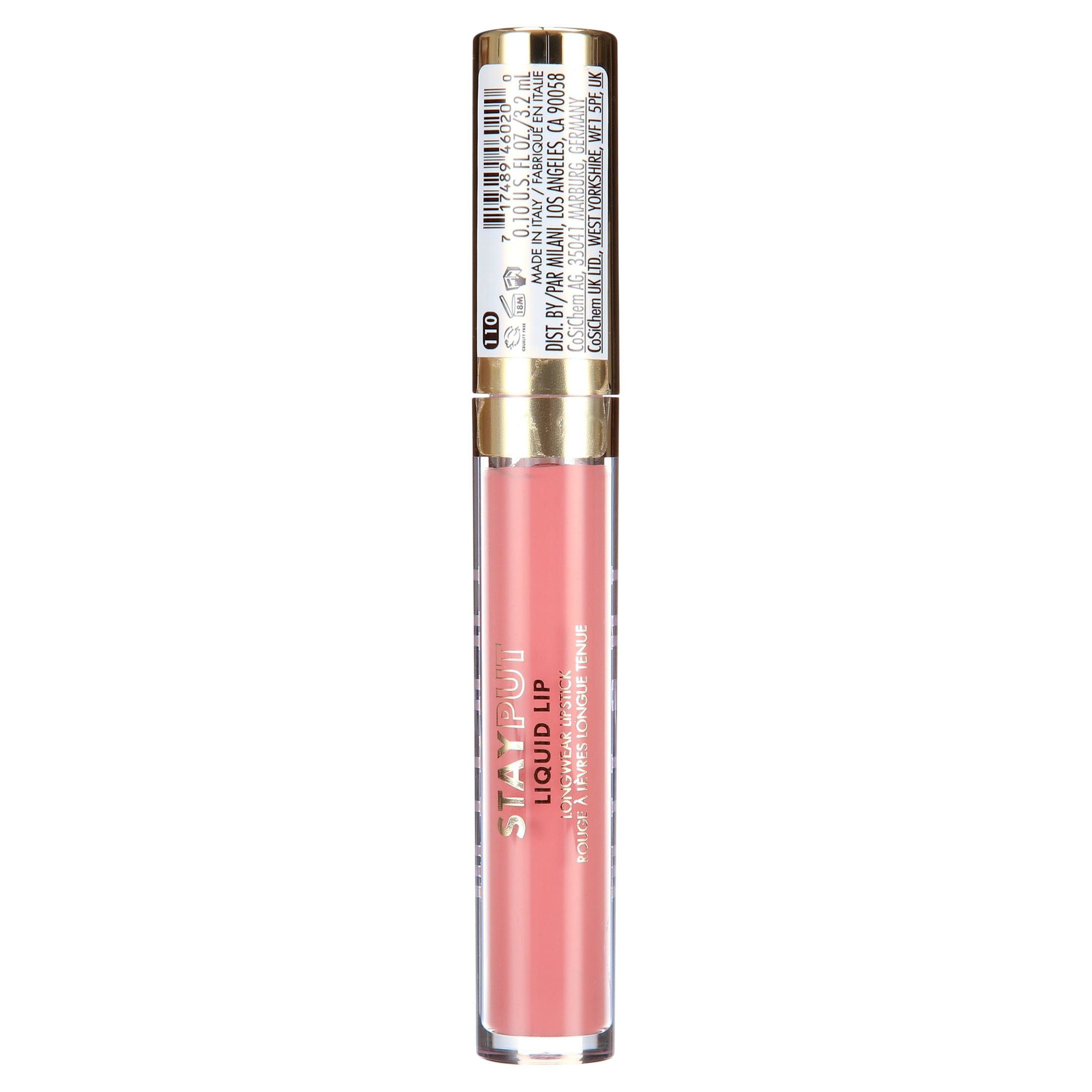Milani Stay Put Liquid Lip Longwear Lip, Glow Up