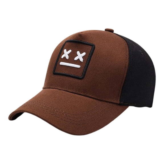 ibiyuan Baseball Cap Men Hats for Men Embroidered Baseball Cap Adjustable Sun Hat For Men And Women Versatile Daily Wear Casual Dad Cap