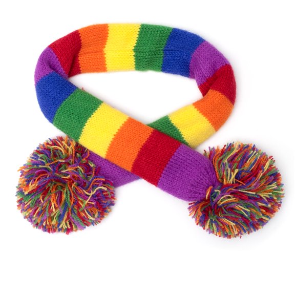 Rainbow Stripe Scarf