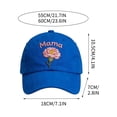 thumbnail image 4 of Sentmoon Womens Baseball Caps Mens Caps Mama Hat for Women Adjustable Baseball Cap with Mom and Carnation Embroidery, 4 of 7