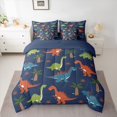 thumbnail image 2 of Castle Fairy Kids Teens Cartoon Dinosaur Twin Bedding Sets,Animal Bedding Comforter Set, 2 of 8