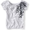 thumbnail image 1 of Aeropostale Blusa sin hombros para mujer, blanca, pequeña, 1 of 1