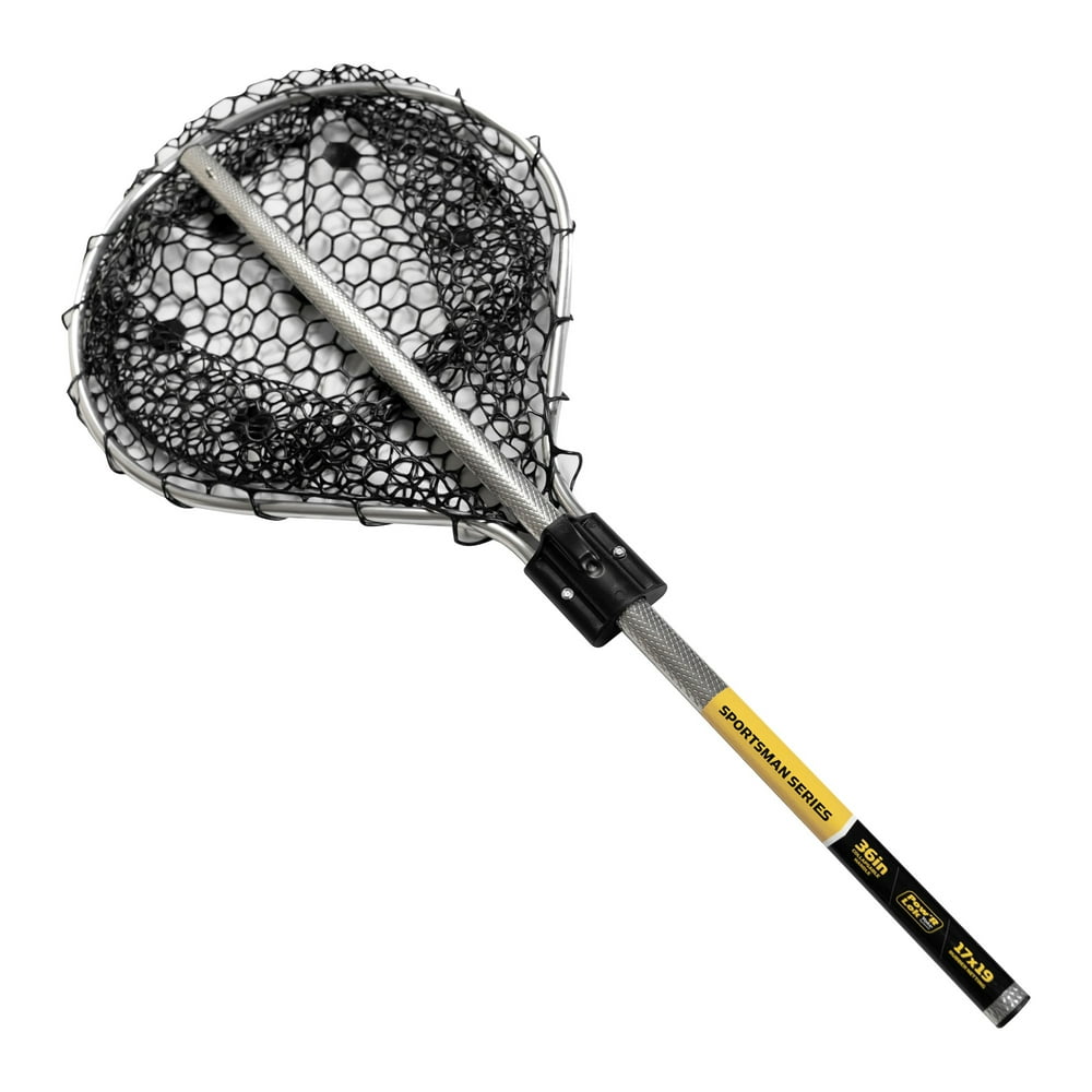 Frabill Sportsman Premium Rubber Landing Net, 17 x 19 Hoop , 36 in