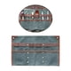 thumbnail image 2 of Bolsa de almacenamiento de vajilla portátil, soporte organizador, maleta con múltiples bolsillos, cubiertos para senderismo, Camping, cocina, barbacoa Verde Baoblaze almacenamiento de vajilla de picnic, 2 of 7