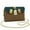 Dog Paws Polka Dots, variant on Pzuqiu Zebra Print Leather Crossbody Bag with Chain Strap Versatile Quilted Leather Crossbody Bags for Women Craftsmanship Functional Vintage for Teen Girls-Women