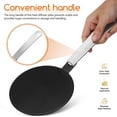 thumbnail image 2 of EASTIN Black Stainless Steel Induction Cooktop Plate with Handle for Kitchen Use Versatile and 12.5 inches, 2 of 7