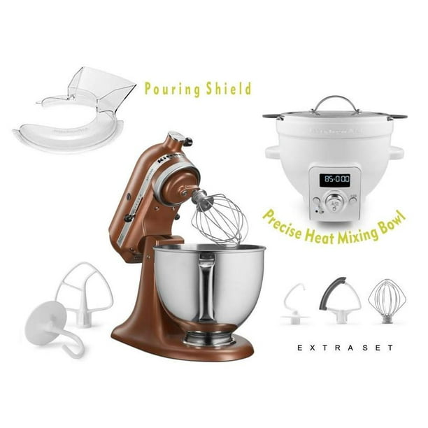 Pouring Shield For Kitchenaid 4.5 -5qt Tilt-head Stand Mixers Bowls, Pouring  Shield Mixers Parts & Accessories ( Only For Installing Stainless Steel  Bowls) - Temu Mexico