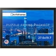 thumbnail image 3 of ArtToFrames 27.6x19.7 Inch - 70x50 CM Black Puzzle Frame for 1000 piece Puzzles.1.25 Inch Custom MDF Puzzle Frames, Raw Edge Black - Comes with Economy Acrylic, 3 of 6