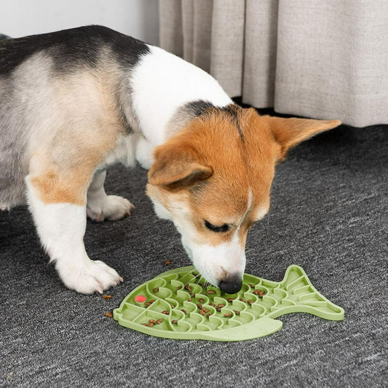 Dog Licking Mat for Anxiety Peanut Butter Slow Feeder Dog Bowls