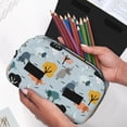 thumbnail image 6 of Kdxio Elephant Tree for Double Compartment Pen Case Oxford Organizer with Zipper Pockets for Students Artists, 6 of 7