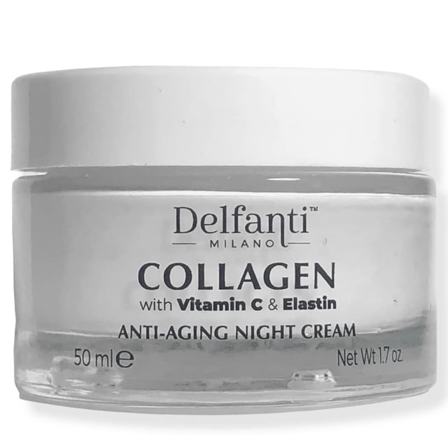 Crema de noche Delfanti-Milano COLLAGEN con VITAMINA C y ELASTINA