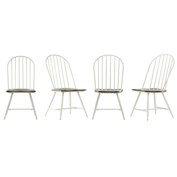 Weston Home Dining Chair Set Of 4, New Haven Dining Table And 6 Windsor Side Chairs