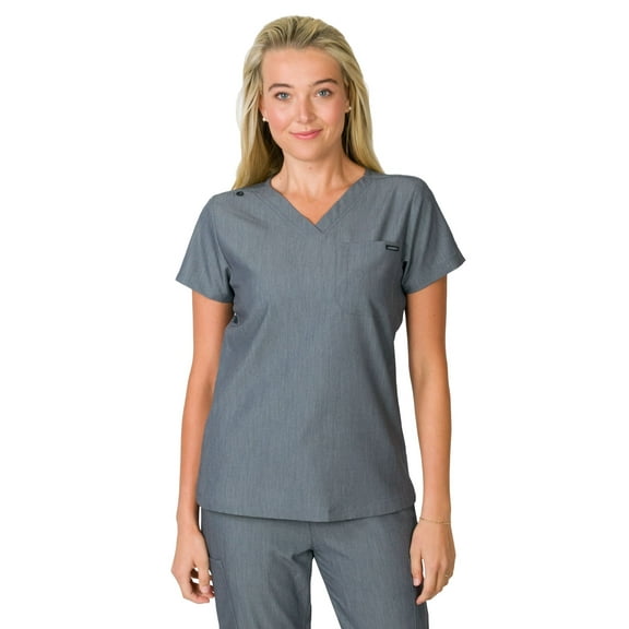 Medgear Camilla Women's Slim Scrubs Top with One Pocket