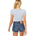 thumbnail image 2 of Vivian's Fashions Top - Crop Top, Short Sleeve, 2 of 4