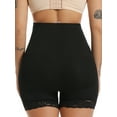 thumbnail image 6 of FITVALEN Women High Waist Butt Lifter Panties Padded Hip Enhancer Boyshort Tummy Control Thigh Slimmer Lace Shapewear, 6 of 7