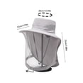 thumbnail image 3 of Mosquito Net Hat Sun Hat, Solar Powered Cooling Fans with Wide Brim for Fishing, Gardening, Hiking, Camping, 3 of 5