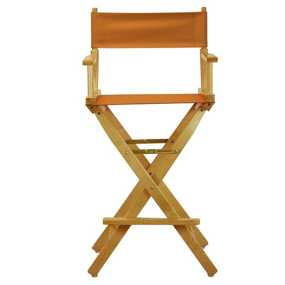 "18" Director's Chair Honey Oak Frame-Burgundy Canvas"