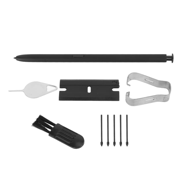 Lápiz táctil portátil de escritura rápida y duradero para Samsung Galaxy S23 Ultra, color negro