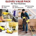 thumbnail image 4 of 6 pares de vajilla de cocina resistente, con forro de goma, color amarillo, grande L JAMW Sencillez, 4 of 5