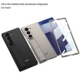 thumbnail image 6 of ELEHOLD For Samsung Galaxy Z Fold7 Rugged Kickstand Case, Slim Foldable Kickstand Anti-Scratch Shockproof Matte Hard Shell Cover With Front Screen Protector,Titaniumgray, 6 of 12