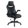 thumbnail image 1 of Xeno Chaise de Gaming en Similicuir Noir et Bleu, 1 of 7