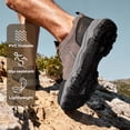 thumbnail image 6 of Fittington Men's Hiking Shoes Trekking Trails Outdoor Sneakers Walking Shoes with Arch Support, Reflective Safety Feature, 6 of 10
