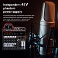 thumbnail image 4 of Mezclador de audio BOMGE 06S de 6 canales con 99 efectos DSP Bluetooth, 4 of 9