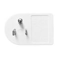 thumbnail image 3 of 3 Pack Grounded Outlet Wall Tap Adapter with On/Off Power Switch，Single Outlet with Switch in White, 3 of 5