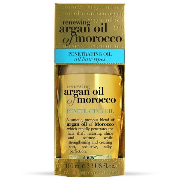 OGX Penetrating Oil, Renewing Moroccan Argan Oil 3.3 oz (Pack of 3)