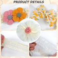 thumbnail image 6 of 3Pcs Baby Girl Headbands Flower Bow Headband for Baby Girls Soft Hairbands Hair Accessories for Newborn Infant Toddler Kids, 6 of 6