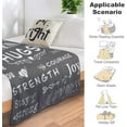 thumbnail image 6 of Warm Hugs Gift Throw Blanket,Warm and Soft Hug Blanket Inspirational Throw Blanket,Sympathy Gift Cancer Chemo Survivor Get Well Caring Gifts for Women After Surgery with Positive Gifts, 6 of 6