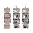 thumbnail image 3 of Toiletry Bag Travel Bag W/ Hanging Hook Water Resistant Makeup Cosmetic Bag, 3 of 3