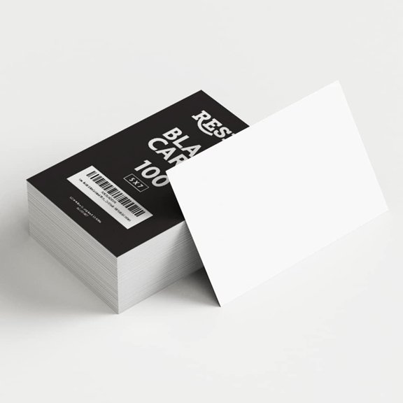 100 Pack of White Cardstock - Thick Paper - 5 x 7" Blank Heavy Weight 110lb/14pt Cover Card Stock - Great For Invitations, Announcements and More (5x7, inches)